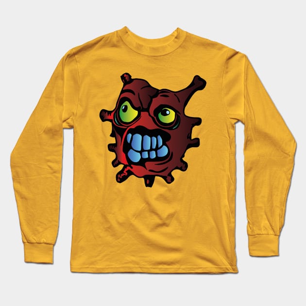 Virus with big teeth Long Sleeve T-Shirt by SVGdreamcollection